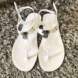 Michael Kors White Sandals